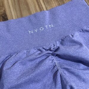 NVGTN Scrunch Shorts-Lavendar